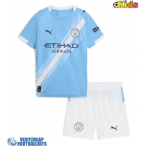 Manchester City Replica Home Minikit 2025-26 Short Sleeve (+ pants)
